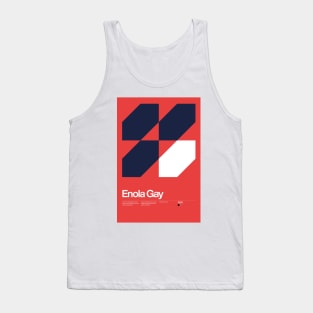 Enola Gay Inspired Lyrics Design Tank Top